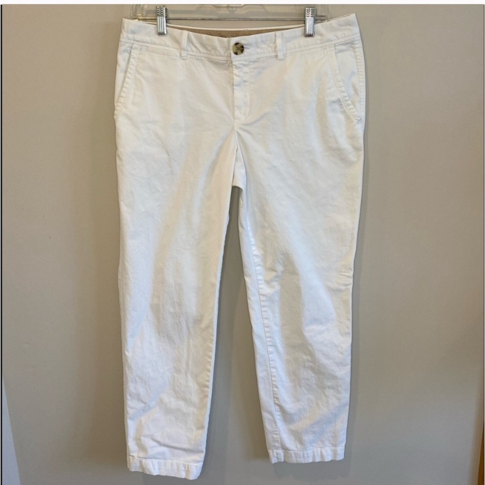 Banana Republic City Chino, white pants size 14 - Picture 2 of 8